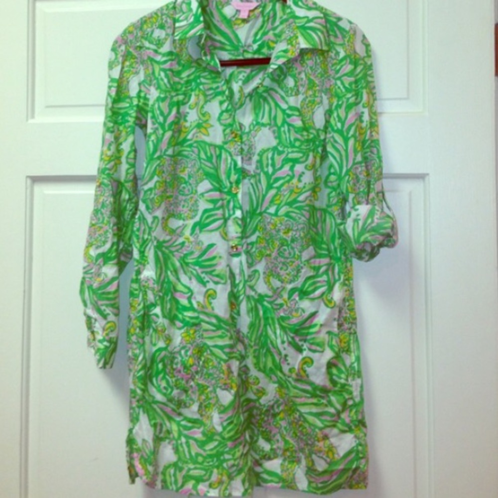 Lilly Pulitzer Tunic Cover up - Picture 1 of 3